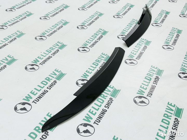 Реснички на фары Volkswagen Scirocco 3 MK3 черные