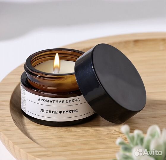 Свеча ароматическая в банке, 12 гр