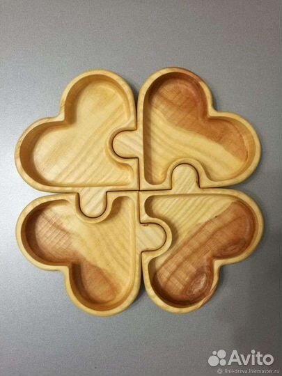 Менажница из дерева