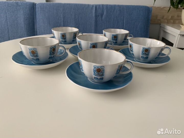 Чайный сервиз лфз голубой