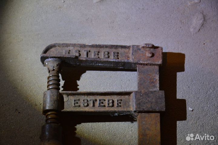 Струбцина старинная немецкая Estebe