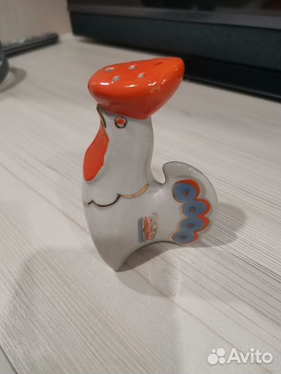 Солонка фарфоровая, СССР, лфз 