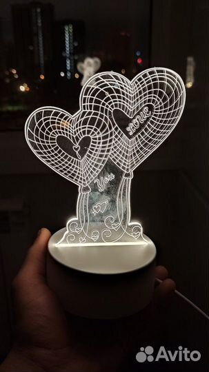 Романтический светильник/ночник - 