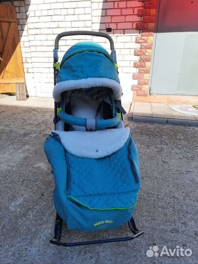 Санки-коляска nika kids