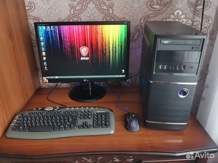 Игровой компьютер в сборе