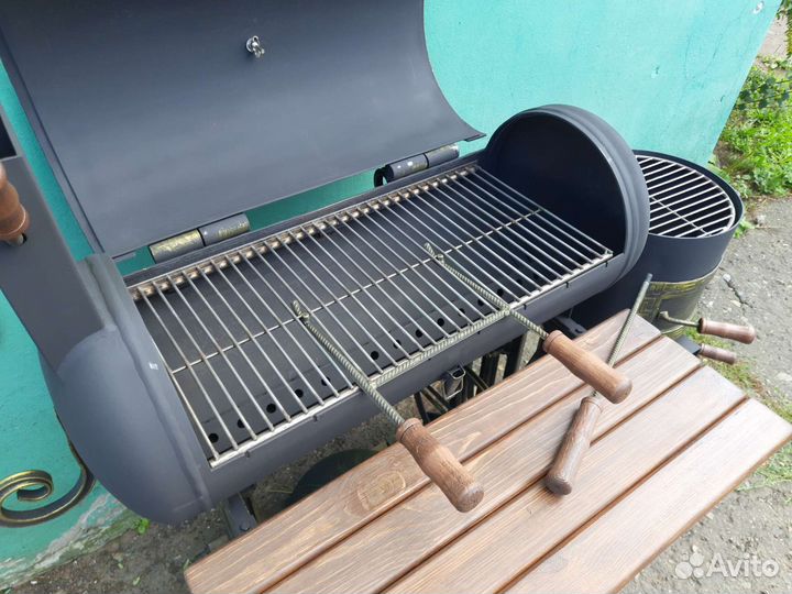 Мангал, коптильня, смокер, гриль 4 в 1