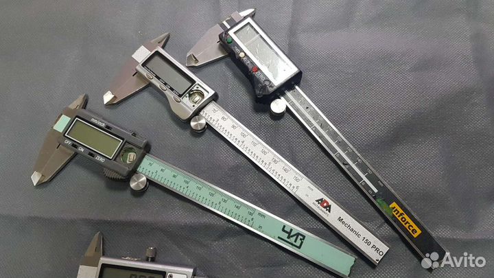 Штангенциркули цифровые 5 шт 2рабочих 3 на запчаст