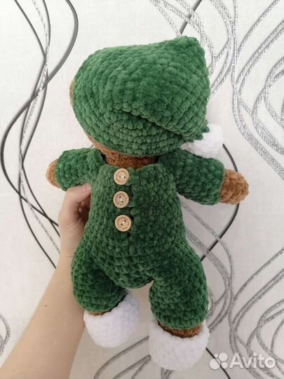 Плюшевый мишка вязаный крючком