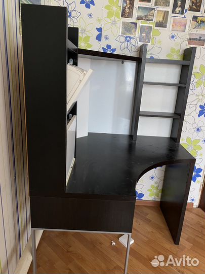 Рабочее место, угловой, компьютерный стол IKEA