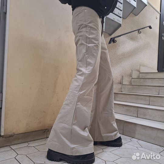 Джинсы клеш мужские rick owens flared