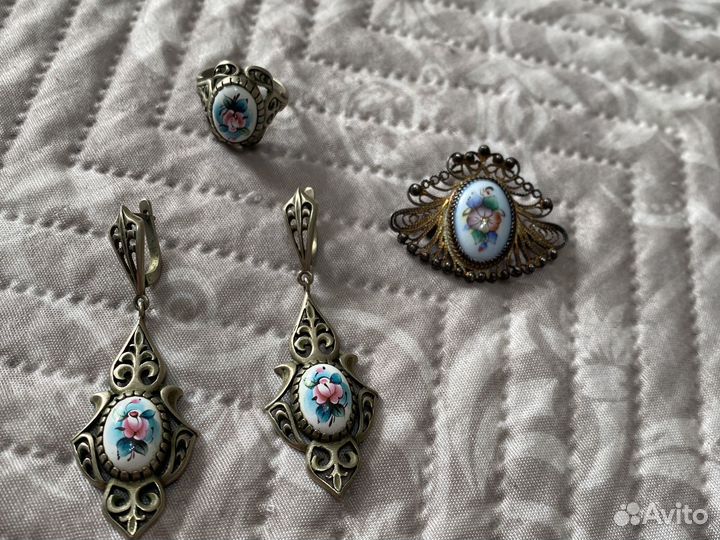 Комплект- мельхиор