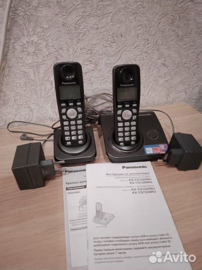 Радиотелефон panasonic 2 трубки