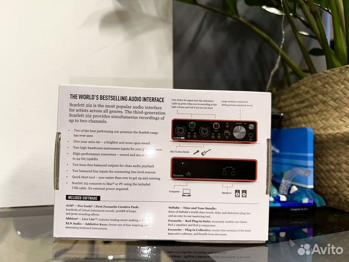 Звуковая карта Focusrite Scarlett 2i2 3rd Gen