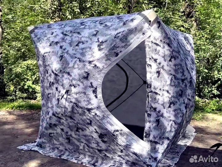Зимняя палатка cube трехслойная новая