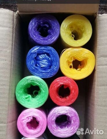 Нить разноцветная по 100гр