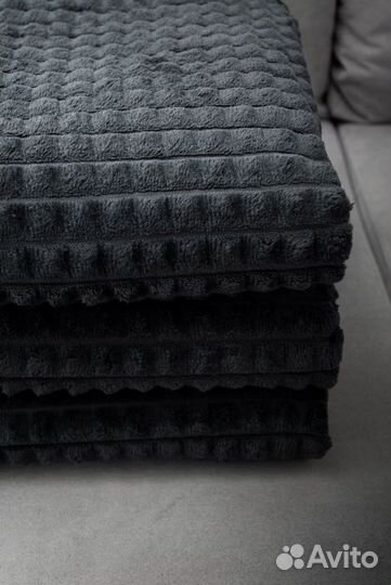 Плед черный