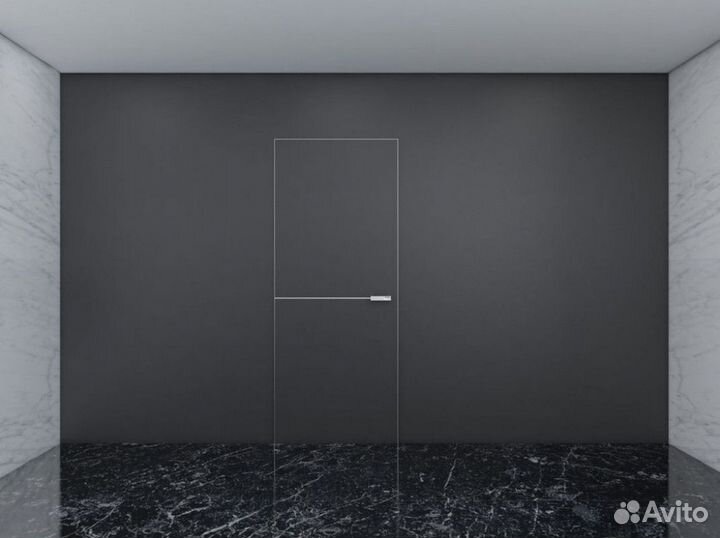 Скрытые межкомнатные двери под покраску