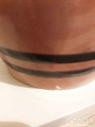 Керамический бочонок и фужеры