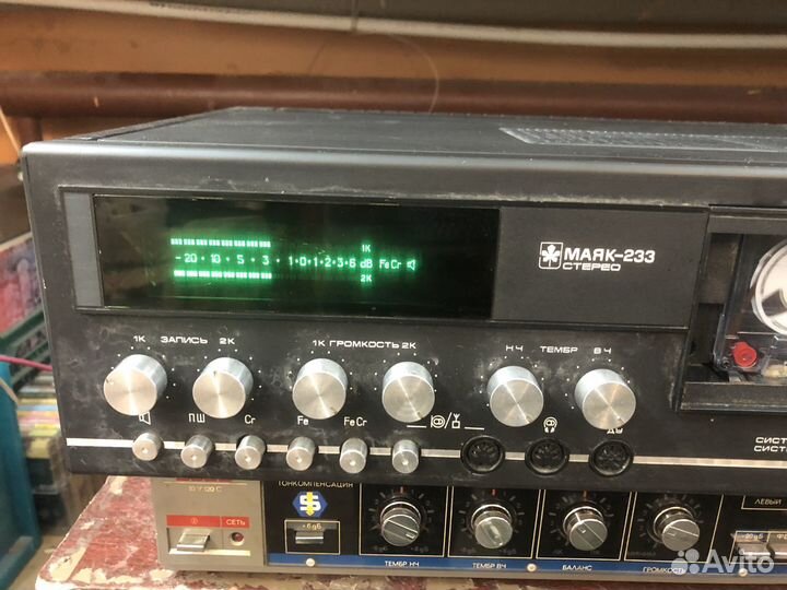 Кассетный магнитофон Маяк 233