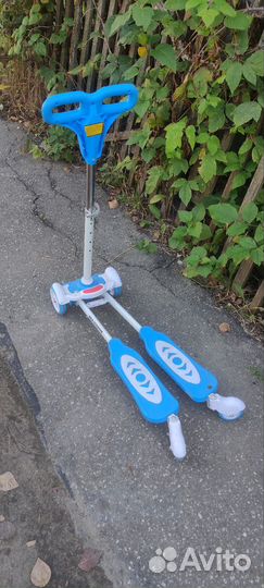 Самокат детский трехколесный бу