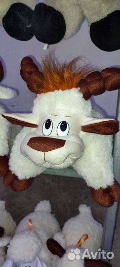 Игрушка подушка из натурального меха