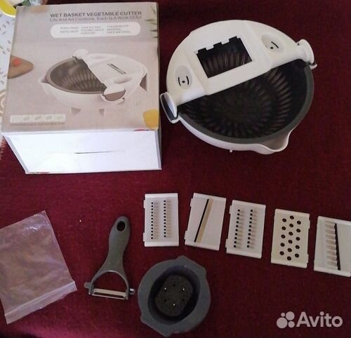 Овощерезка-дуршлаг 6 в 1