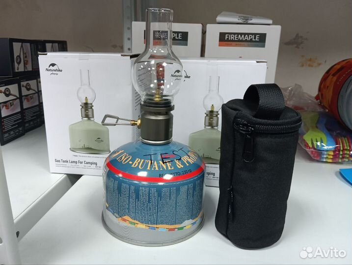 Газовый туристический фонарь Naturehike, 30 часов