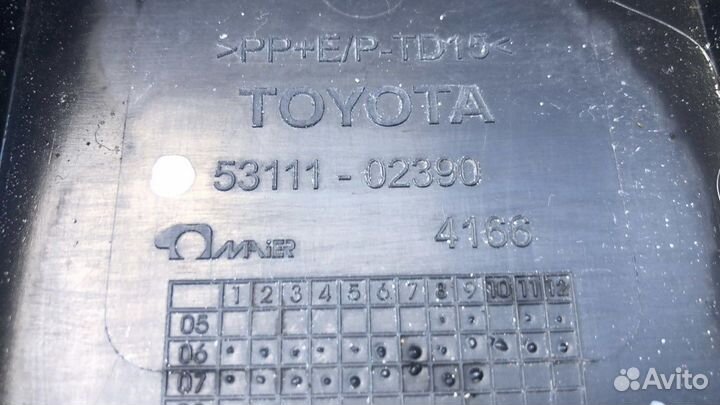 Toyota Auris 1 решётка радиатора