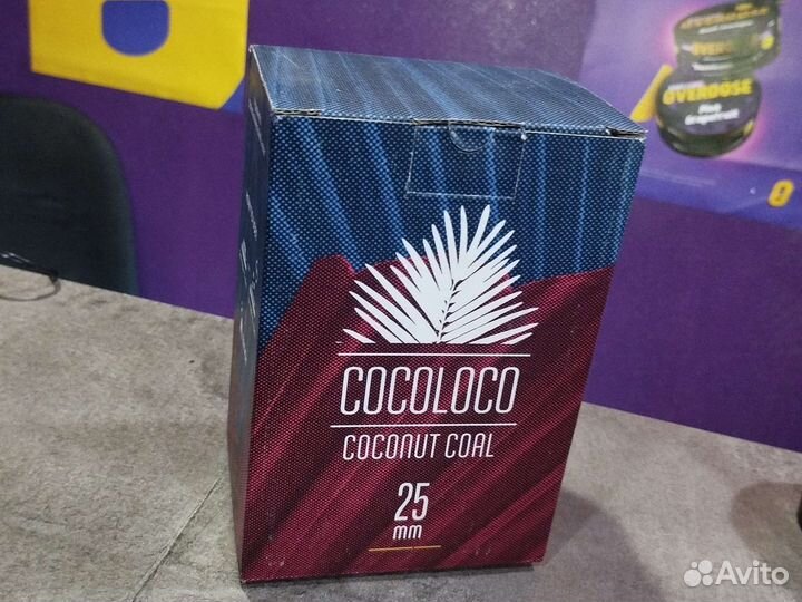 Уголь для кальяна 1кг Crown