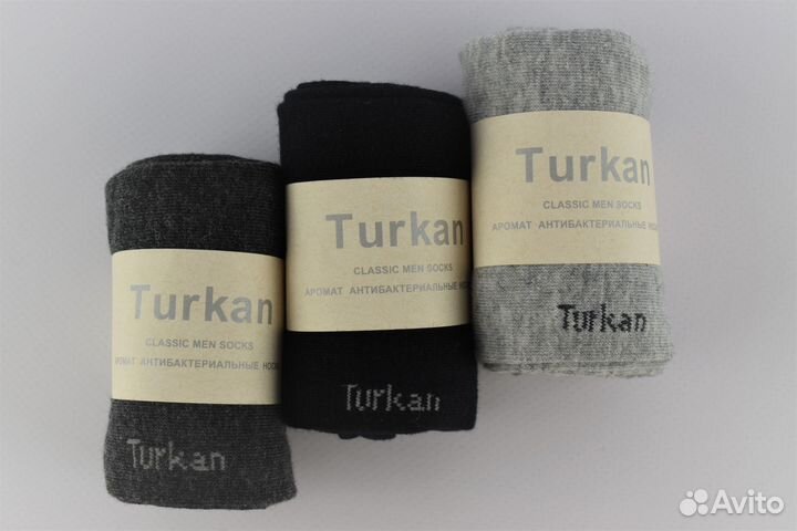 Turkan Носки мужские в коробке, набор из 3 пар