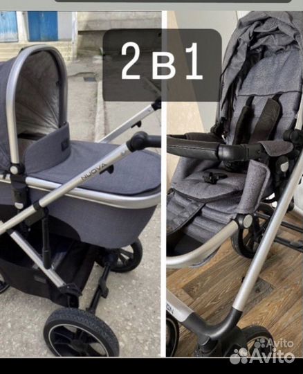 Коляска 2 в 1 moon nuova