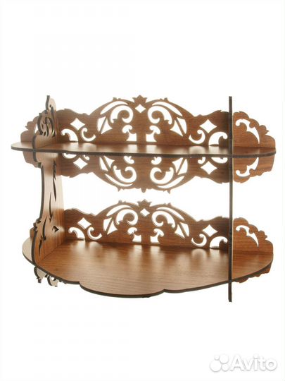 Полка резная двух ярусная
