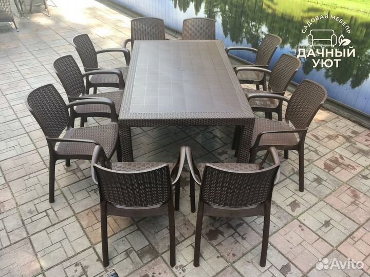 Мебель для сада под Ротанг/ Подушки в Подарок