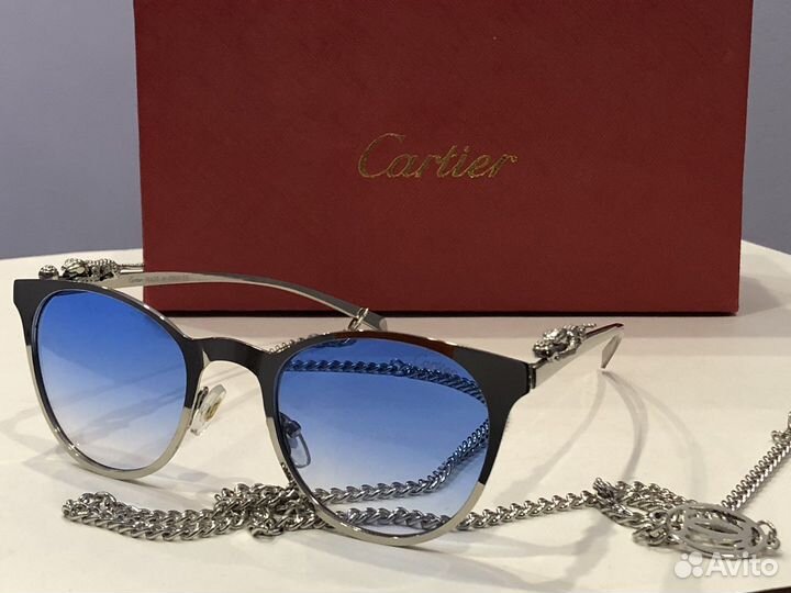 Солнцезащитные очки cartier, новые