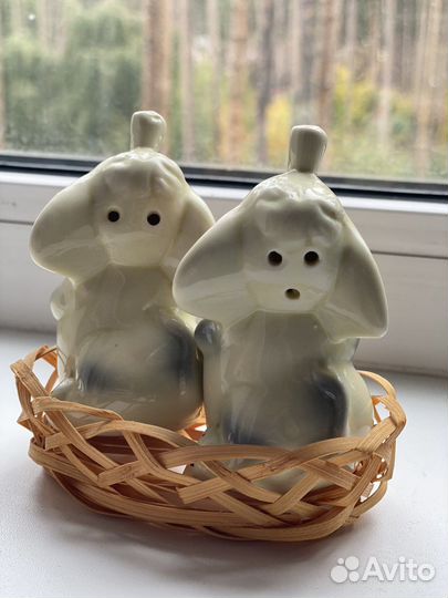 Слоники перечница и солонка СССР