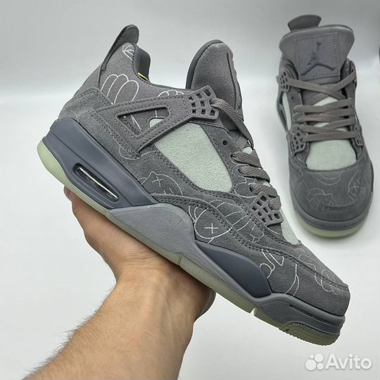 Nike Air Jordan 4 Retro Kaws Grey