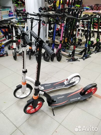 Самокат 2х колесный складной