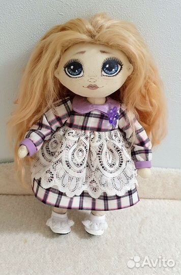 Интерьерная текстильная кукла ручной работы