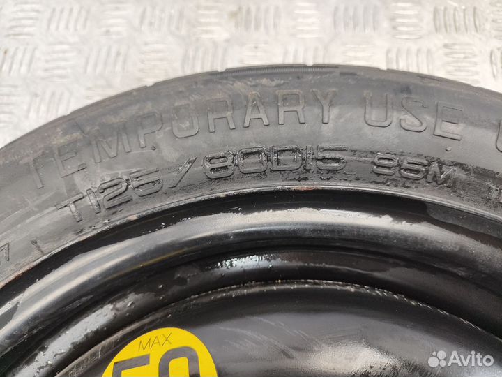 Запасное колесо (докатка) Hyundai 125/80/R15 5x114