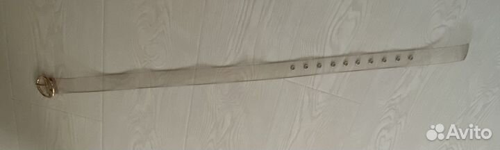 Ремень прозрачный женский