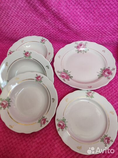 Тарелки разных заводов СССР на добор