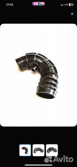 Патрубок датчика (гофра) для ваз 2108-2115, 8кл