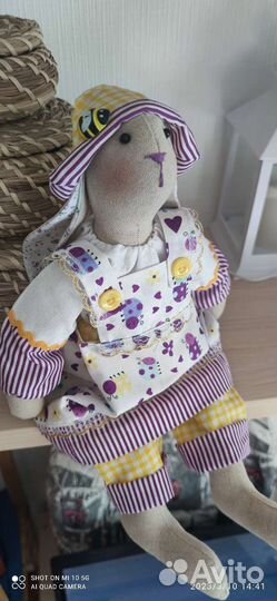 Заяц тильда ручной работы.Кролик. пасха.весна