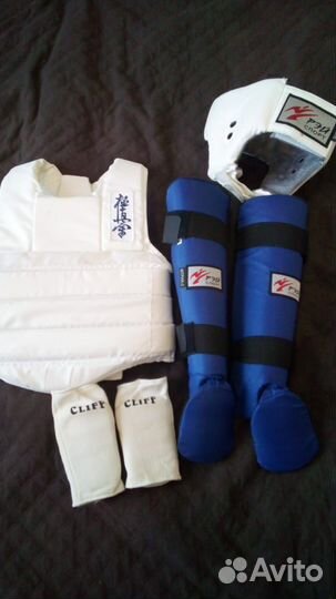 Кимоно для каратэ детское (комплект с защитой 3500