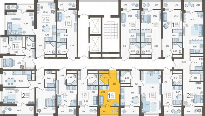 Квартира-студия, 18 м², 4/19 эт.
