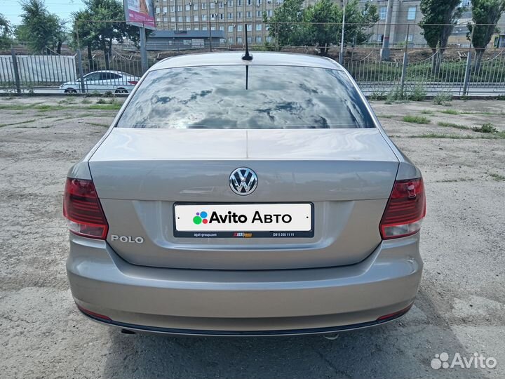 Volkswagen Polo 1.6 AT, 2017, 151 600 км