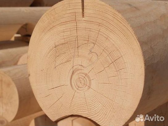 Бревна оцилиндрованные лиственница опт