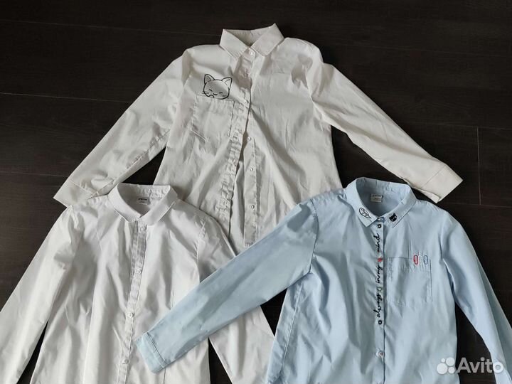 Рубашка школьная