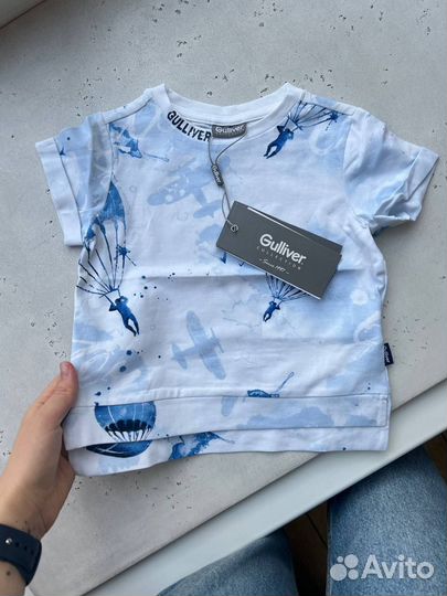 Футболка Gulliver с парашютами, Белый