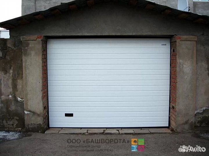 Гаражные секционные ворота